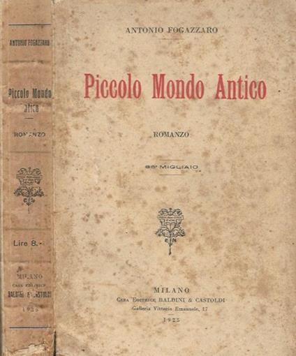 Piccolo Mondo Antico - Antonio Fogazzaro - copertina