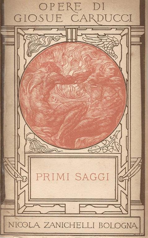 Primi Saggi - Giosuè Carducci - copertina
