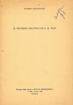 Il Pensiero Politico Di G.B.Vico. Estratto Dalla Rivista Nuova Antologia N.2026