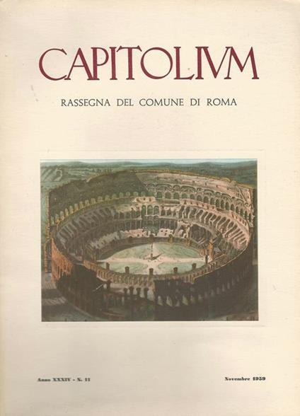 Capitolium. Rassegna del Comune di Roma - copertina