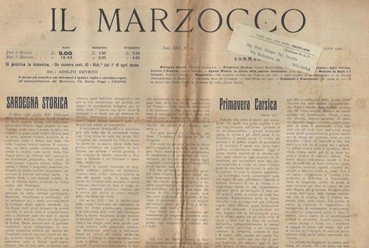 Il Marzocco N. 14 - copertina