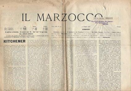 Il Marzocco N. 24 - copertina