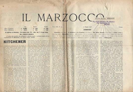 Il Marzocco N. 24 - copertina