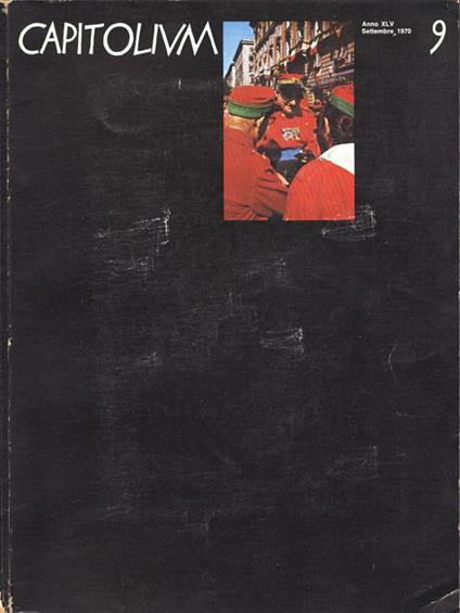 Capitolium Anno XLV n. 9 - copertina