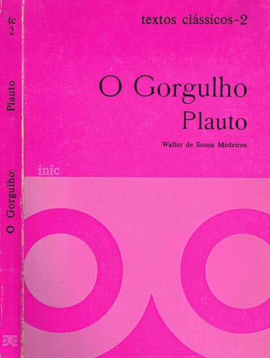 O Gorgulho - T. Maccio Plauto - copertina