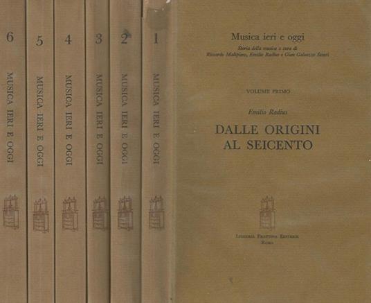 Musica Ieri e Oggi. Storia della musica - copertina