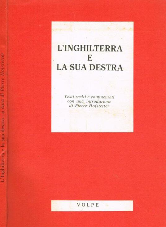L' Inghilterra E La Sua Destra - copertina