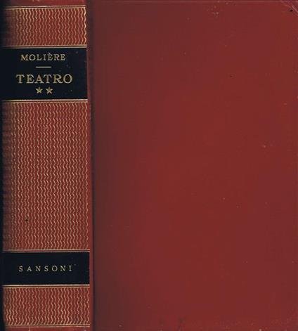 Teatro (Vol. II) - Molière - copertina