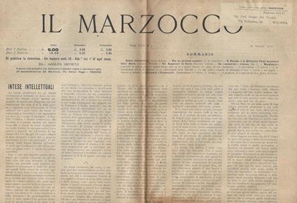 Il Marzocco N. 4 - copertina