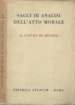 Saggi di analisi dell'atto morale