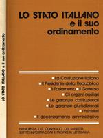 Lo Stato Italiano E Il Suo Ordinamento