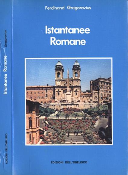 Istantanee Romane - Ferdinand Gregorovius - copertina