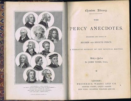 The Percy Anecdotes - Reuben Percy,Sholto Percy - copertina