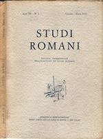 Studi Romani - Anno Xx - N.1
