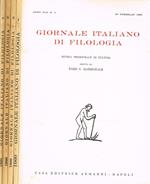Giornale Italiano Di Filologia. Rivista Trimestrale Di Cultura