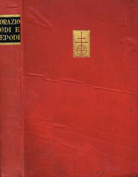 Le Odi. Il Carme Secolare. Gli Epodi - Q. Flacco Orazio - copertina