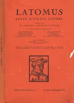 Latomus Tome Xxxvii Fasc.4. Revue D'Etudes Latines