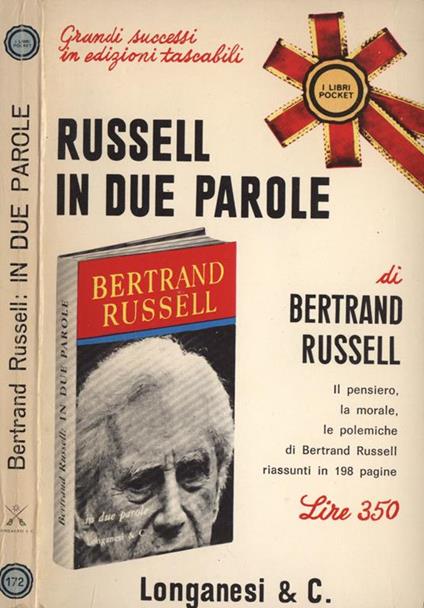 Bertrand Russel in due parole. Profili in satira - Robert E. Egner - copertina