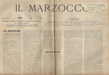 Il Marzocco N. 3 - copertina