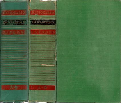 Dizionario Enciclopedico Sansoni - Mario Niccoli,Guido Martellotti - copertina