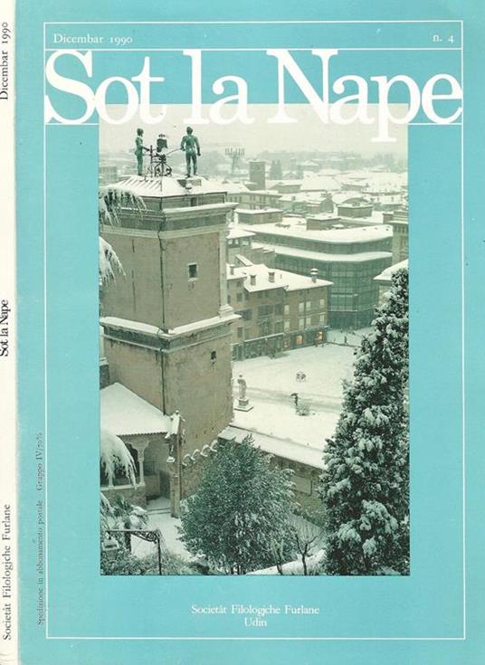 Sot la Nape N. 4. Rivista Filologica Friulana - copertina