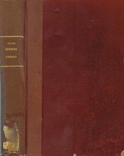 I Carmi - Q. Flacco Orazio - copertina