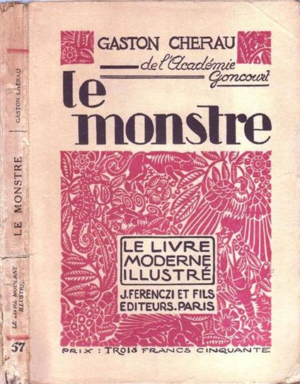 Le Monstre - Gaston Chérau - copertina