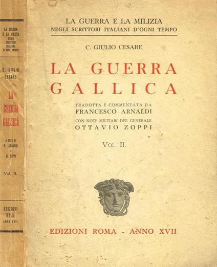 La Guerra Gallica - C. Giulio Cesare - copertina