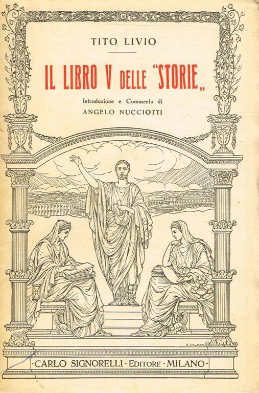Il Libro V Delle Storie - Tito Livio - copertina