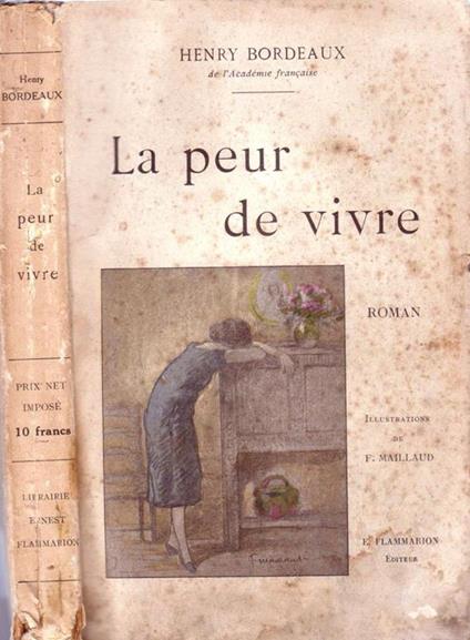 La Peur De Vivre - Henry Bordeaux - copertina