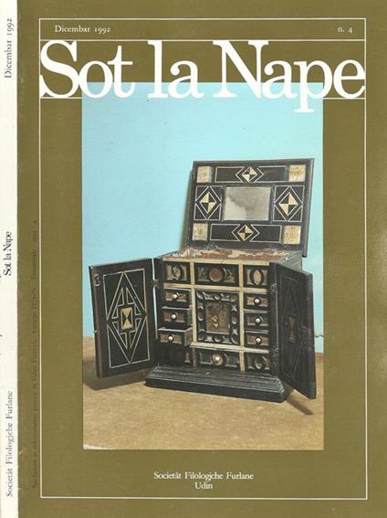 Sot la Nape N. 4. Rivista Filologica Friulana - copertina
