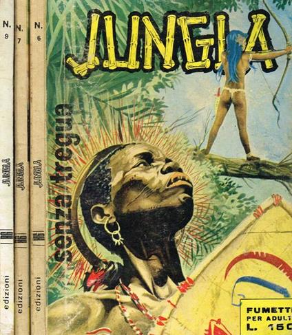 Jungla. La Vergine Africana Anno I N. 6 7 9 - copertina