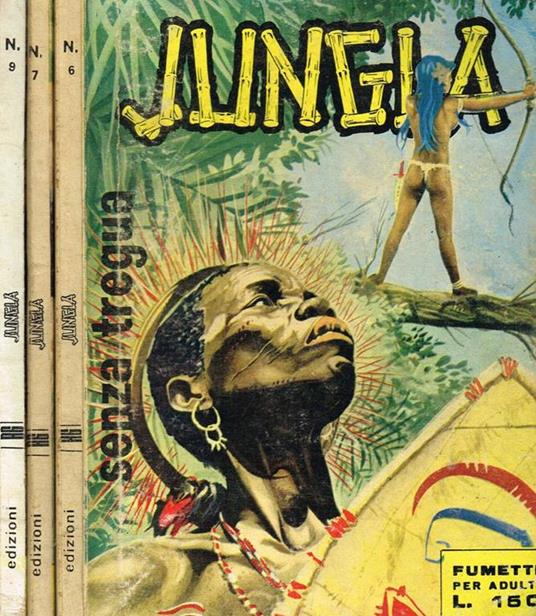 Jungla. La Vergine Africana Anno I N. 6 7 9 - copertina