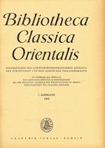 Bibliotheca Classica Orientalis Anno 7 Ed 8. Dokumentation Der Altertumswissenschaftlichen Literatur Der Sowjetunion Und Der Lander Der Volksdemokratie