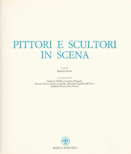 Pittori e Scultori in scena - copertina