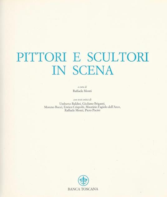 Pittori e Scultori in scena - copertina