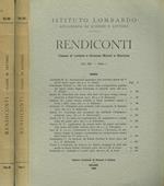 Rendiconti. Classe Di Lettere E Scienze Morali E Storiche Vol. 103 Fasc.I, Iii