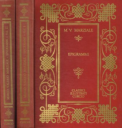 Epigrammi 2Voll - M. Valerio Marziale - copertina