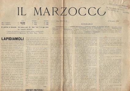 Il Marzocco N. 46 - copertina
