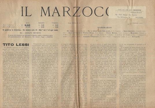 Il Marzocco N. 8 - copertina