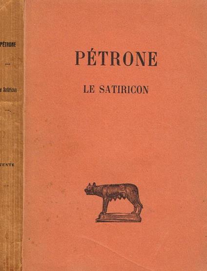 Le Satiricon - Angelo Petrone - copertina