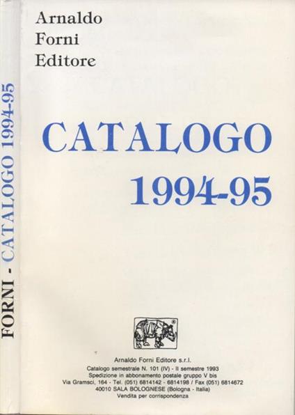 Catalogo 1994-95 - copertina