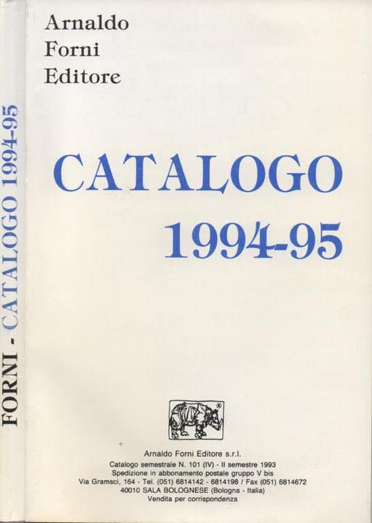 Catalogo 1994-95 - copertina