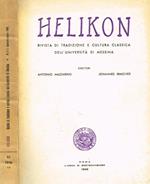 Helikon Anno Vi N.1-2. Rivista Di Tradizione E Cultura Classica Dell'Università Di Messina