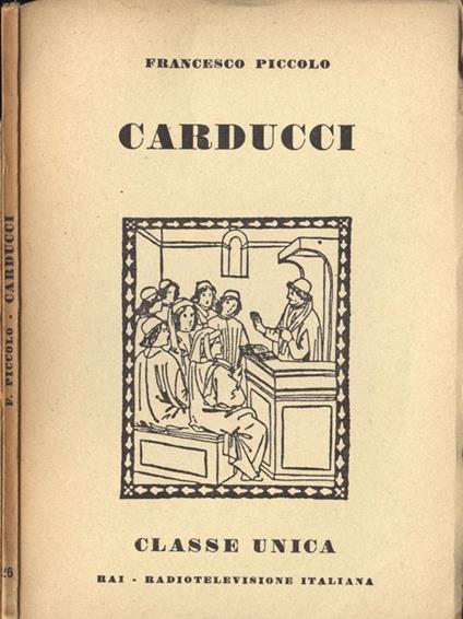 Carducci - Francesco Piccolo - copertina