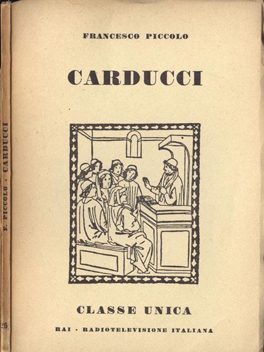 Carducci - Francesco Piccolo - copertina