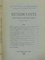 Rendiconti. Classe Di Lettere E Scienze Morali E Storiche Vol. 106 Fasc.Ii