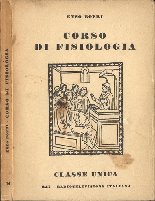 Corso di fisiologia - Enzo Boeri - copertina