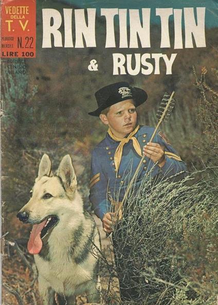 RinTin Tin & Rusty N. 22. Vedette della T. V. - Periodico Mensile - copertina