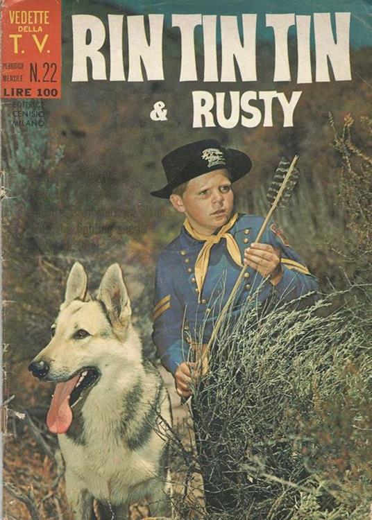 RinTin Tin & Rusty N. 22. Vedette della T. V. - Periodico Mensile - copertina